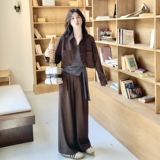 【新款】已备现货！老钱风格子牛仔三件套059-8622-P170-K238，女装套装/套裙，西子