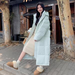 【7色现货】数据好 2025款中戏过膝羽绒服 2C059-2405 P235K338图片