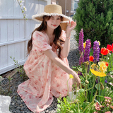 【高转化】很仙的气质碎花连衣裙096-8152-P115K168，女装连衣裙，2C059