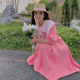 【现货主推】高品质针织连衣裙（花边可脱卸）096-D21-P105控158，女装连衣裙，西子
