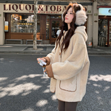【新款】高品质羊羔毛外套2C059-M58--P195-K288，女装毛呢外套，西子
