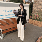 【现货】高品质仿皮衣小西装2C059-2508P165K238，女装西装，西子