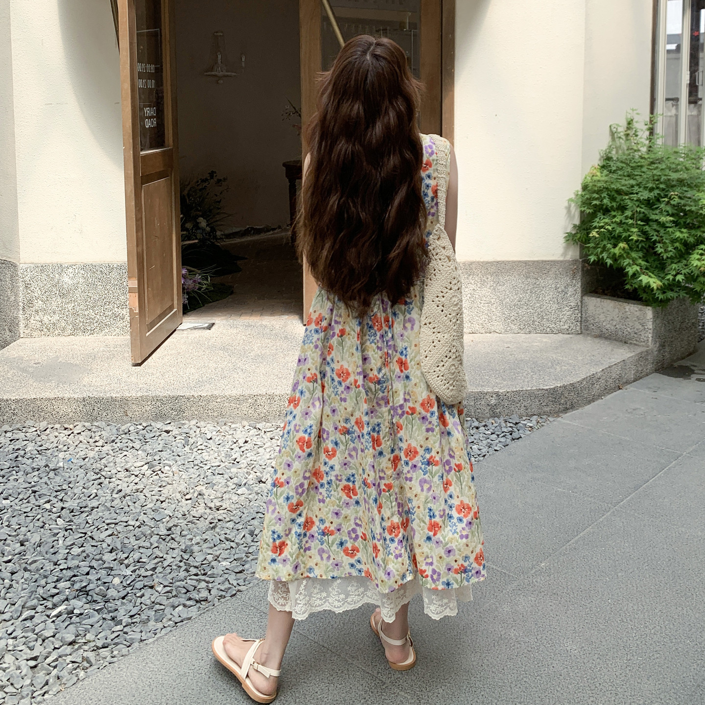 【新款】夏季设计感碎花连衣裙2C059-8603P145K208,女装连衣裙,西子
