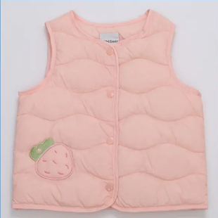 三木3折90白鸭绒羽绒马甲男女童外穿内搭校服神器小町保暖背心