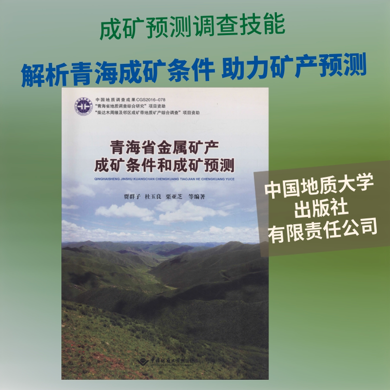 青海省金属矿产成矿条件和成矿预测 贾群子 等 正版书籍 新华书店旗舰店文轩官网 中国地质大学出版社有限责任公司