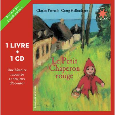 小红帽+CD Le Petit Chaperon rouge : 1 livre + 1 CD 法语版 新华正版 原版书进口法文书励志法文小说法语启蒙拓展推荐阅读故事