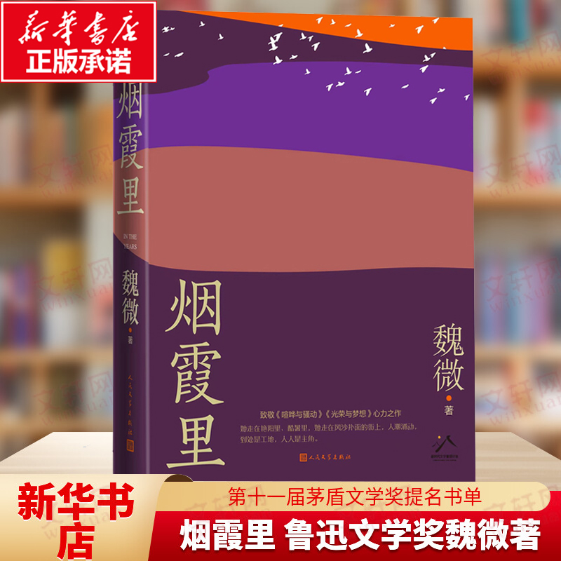 现货速发正版 烟霞里 鲁迅文学奖得主魏微积蕴十三年长篇小说新作 致敬喧哗与骚动 光荣与梦想 人民文学出版社 魏微著畅销书排行榜