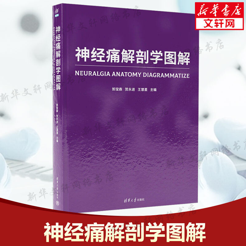 神经痛解剖学图解 神经痛人体解剖学图谱 治疗神经痛的神经阻滞方法 神经阻滞局部解剖体表定位操作要点 清华大学出版社正版书籍