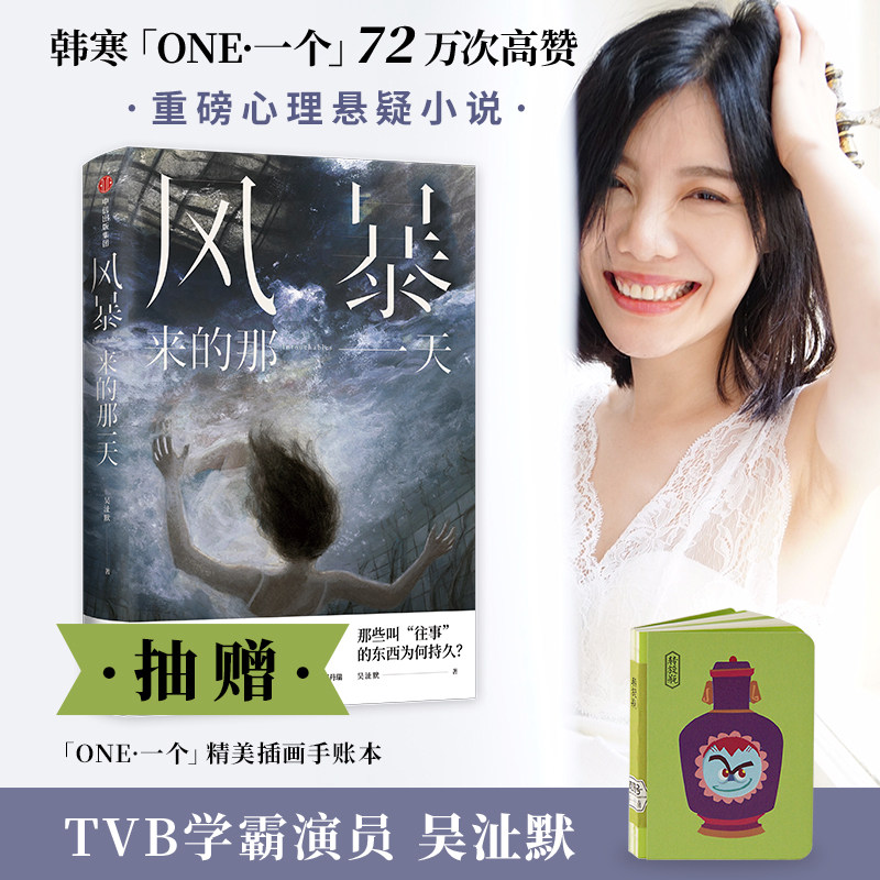 【抽赠精美插画手账】风暴来的那一天 吴沚默著 韩寒推荐TVB学霸演员72万次阅读 三代女性群体命运缩影侦探悬疑推理小说畅销书