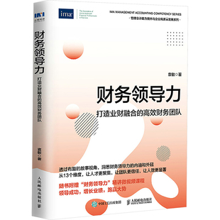 财务领导力 打造业财融合的高效财务团队 袁敏 人民邮电出版社 正版书籍 新华书店旗舰店文轩官网
