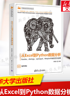 从Excel到Python数据分析 Pandas、xlwings、openpyxl、Matplotlib的交互与应用 正版书籍 新华书店旗舰店文轩官网