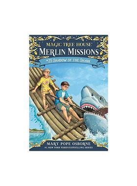 神奇树屋梅林任务25：鲨鱼的影子 Magic Tree House Merlin Missions #25: Shadow of the Shark 进口书原版英文畅销书 新华书店正