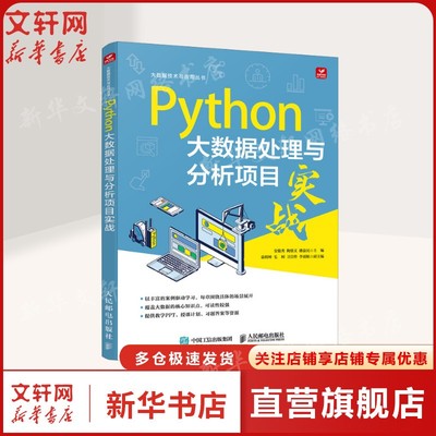 PYTHON大数据处理与分析项目实战  Excel Power BI数据分析 Numpy数据计算 DAX函数 python数据科学编程数据分析项目实战正版书籍