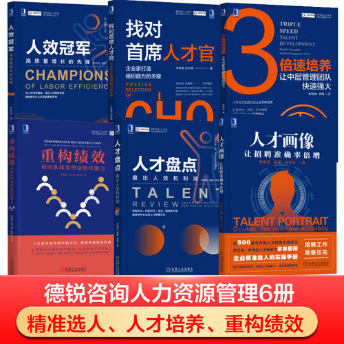 德锐咨询人力资源管理6册