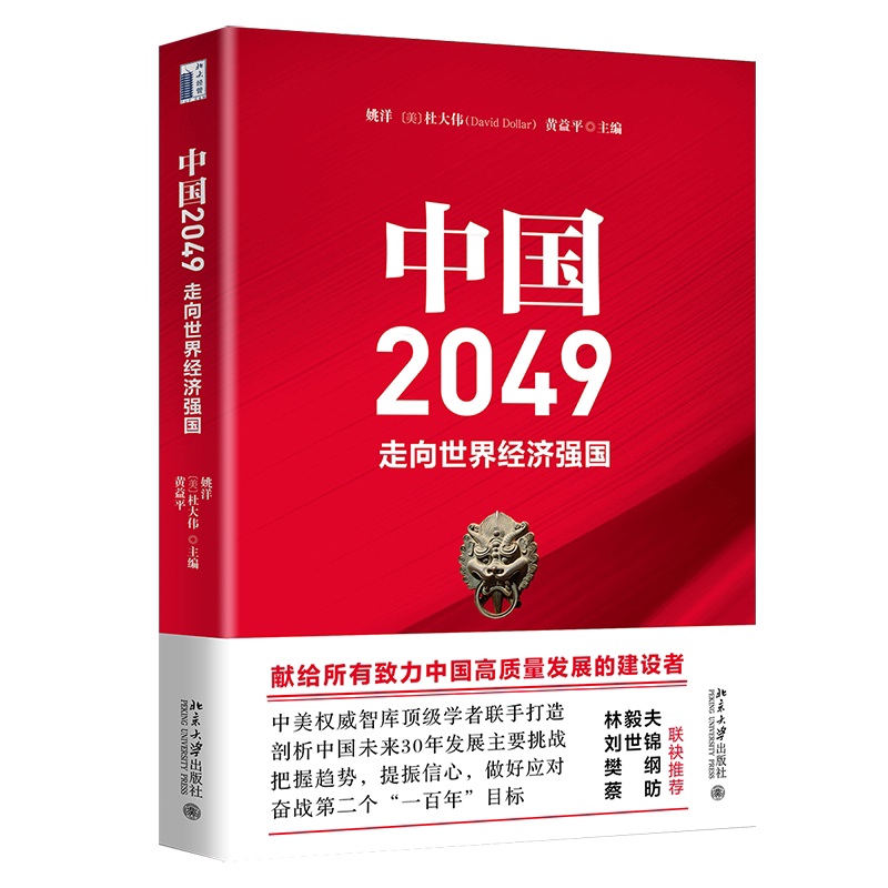 中国2049(走向世界经济强国) 姚洋,杜大伟(David Dollar),黄益平 北京大学出版社 正版书籍 新华书店旗舰店文轩官网