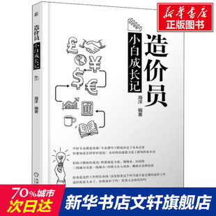 造价员小白成长记 海洋著 室内设计书籍入门自学土木工程设计建筑材料鲁班书毕业作品设计bim书籍专业技术人员继续教育书籍