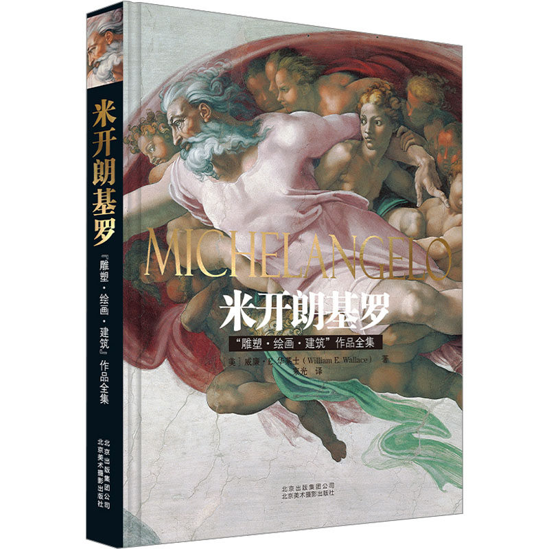 【新华文轩】米开朗基罗"雕塑·绘画·建筑"作品全集 (美)威廉·E.华莱士 正版书籍 新华书店旗舰店文轩官网 北京美术摄影出版社