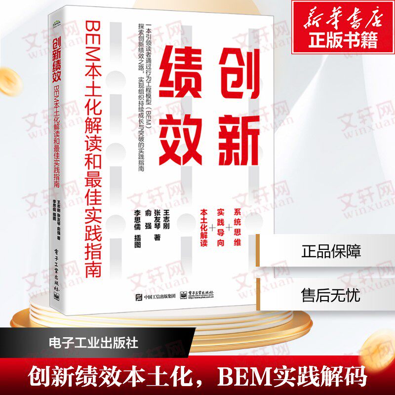 创新绩效 BEM本土化解读和最佳实践指南 王志刚,张友琴,俞强 电子工业出版社 正版书籍 新华书店旗舰店文轩官网