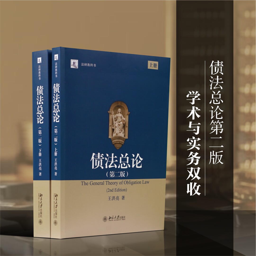 债法总论 第二版上下 王洪亮 北京大学出版社 法学研究生教学书系 债的保全清偿替代损害法违约金定金 大学本科教材教程书籍 正版