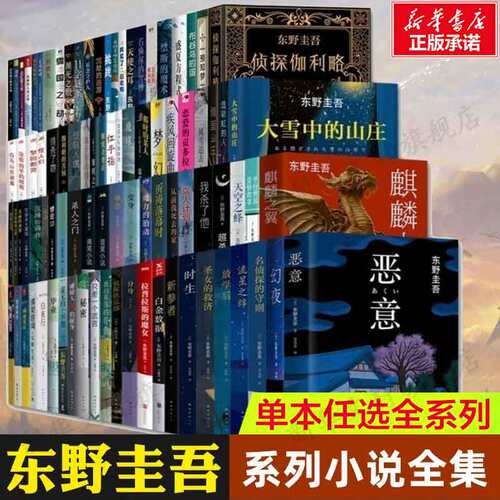东野圭吾小说全集任选正版