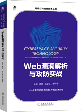 Web漏洞解析与攻防实战 正版书籍 计算机安全书籍红蓝对抗信息安全风险控制渗透测试靶场环境搭建后端漏洞技术指南 机械工业出版社