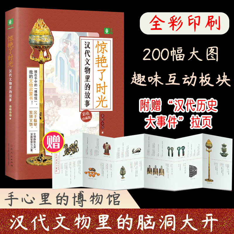 惊艳了时光汉代文物里的故事 随书附赠汉代历史大事件 青少年课外读知识拓展 文物启蒙书 全彩印刷 中国古代传统文物艺术理论书籍图片
