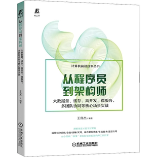 从程序员到架构师 大数据量、缓存、高并发、微服务、多团队协同等核心场景实战 正版书籍 新华书店旗舰店文轩官网