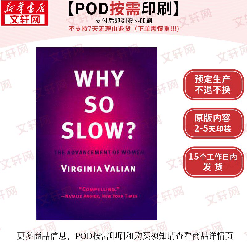 【原版POD按需印刷】为什么这么慢?:提高妇女地位Why So Slow?原版引进