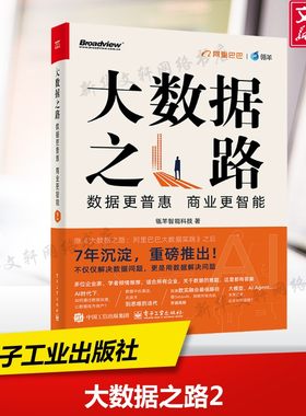 大数据之路2 数据更普惠,商业更智能 瓴羊智能科技著 大数据之路阿里巴巴大数据实践升级版数据分析书 电子工业出版社新华正版书籍