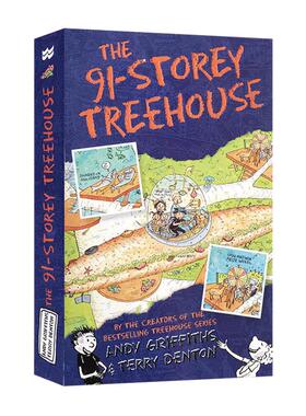 【新华文轩】THE 91-STOREY TREEHOUSE Andy Griffiths Terry Denton (Illustrated by) 正版书籍 新华书店旗舰店文轩官网