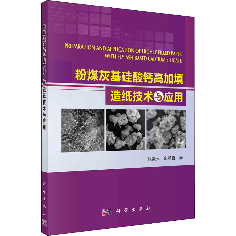 粉煤灰基硅酸钙高加填造纸技术与应用 张美云,宋顺喜 正版书籍 新华书店旗舰店文轩官网 科学出版社