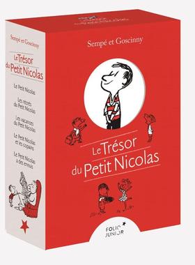 小淘气尼古拉 套装 Le Trésor du Petit Nicolas: Coffret collector 5 volumes 法语版 新华正版 原版书进口法文书励志法文小说