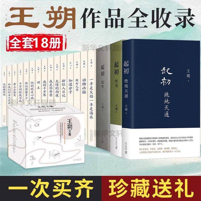 新华书店正版王朔全集18册文集书
