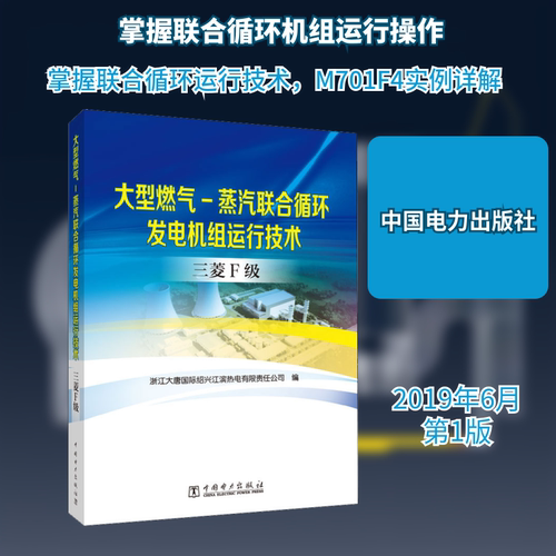 大型燃气-蒸汽联合循环发电机组运行技术 三菱F级 正版书籍 新华书店旗舰店文轩官网 中国电力出版社 - 封面