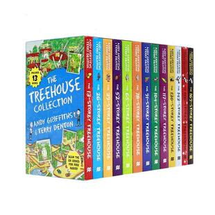 小屁孩树屋13册盒装THE TREEHOUSE COLLECTION-13 BOOKS原版引进