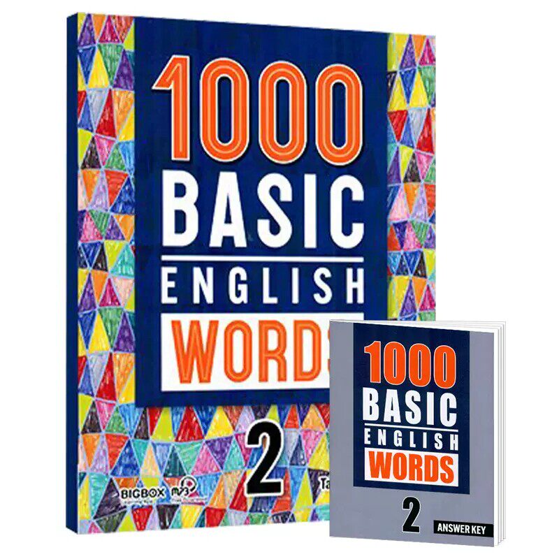 新华文轩原版书】1000词英语核心词汇 1000 Basic English Words 2级 词典高中英语单词四六级剑桥雅思托福考试高频词教材原版进口