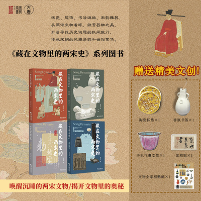藏在文物里的两宋史(函套)全四册(赠品版) 南宋书房 著 浙江摄影出版社 正版书籍 新华书店旗舰店文轩官网