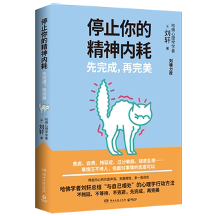 停止你的精神内耗 先完成,再完美 刘墉力荐 刘轩著 虑自责拖延症过分敏感胡思乱想哈佛学者刘轩总结 正版新华书店旗舰店文轩官网