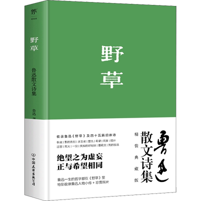 【新华文轩】野草 鲁迅 正版书籍小说畅销书 新华书店旗舰店文轩官网 中国友谊出版公司
