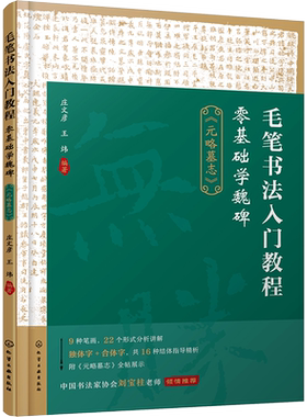【新华文轩】毛笔书法入门教程 零基础学魏碑 《元略墓志》 正版书籍 新华书店旗舰店文轩官网 化学工业出版社