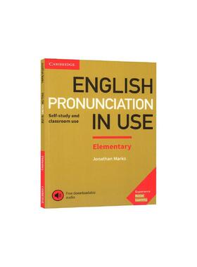 【新华文轩原版书】English Pronunciation in Use Elementary Book with Answers and Downloadable Audio 剑桥英语发音入门书 剑
