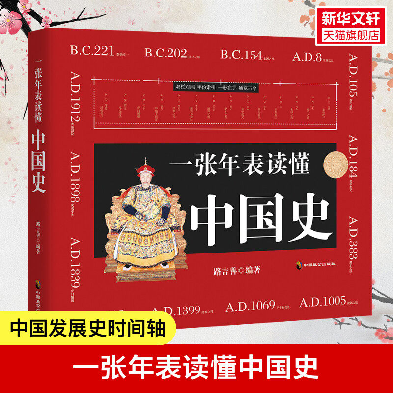 一张年表读懂中国史 以年表的形式将各个历史事件按时间先后顺序进行