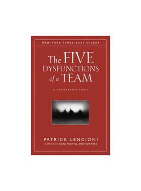 团队发展的五大障碍：领导神话 The Five Dysfunctions Of A Team 进口书英文原版外版书 经典小说读物 青少年小学生课外阅读书籍