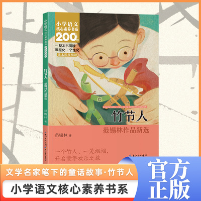 【新华文轩】竹节人 范锡林作品新选小学生核心素养书系六年级上册推荐课外阅读书课本拓展精读整本书必读正版长江少年儿童出版社