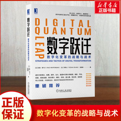 数字跃迁 数字化变革的战略与战术 数字化转型的框架与策略数字化时代 企业经营管理的数字化升级 商业组织商业模式设计书籍 机工