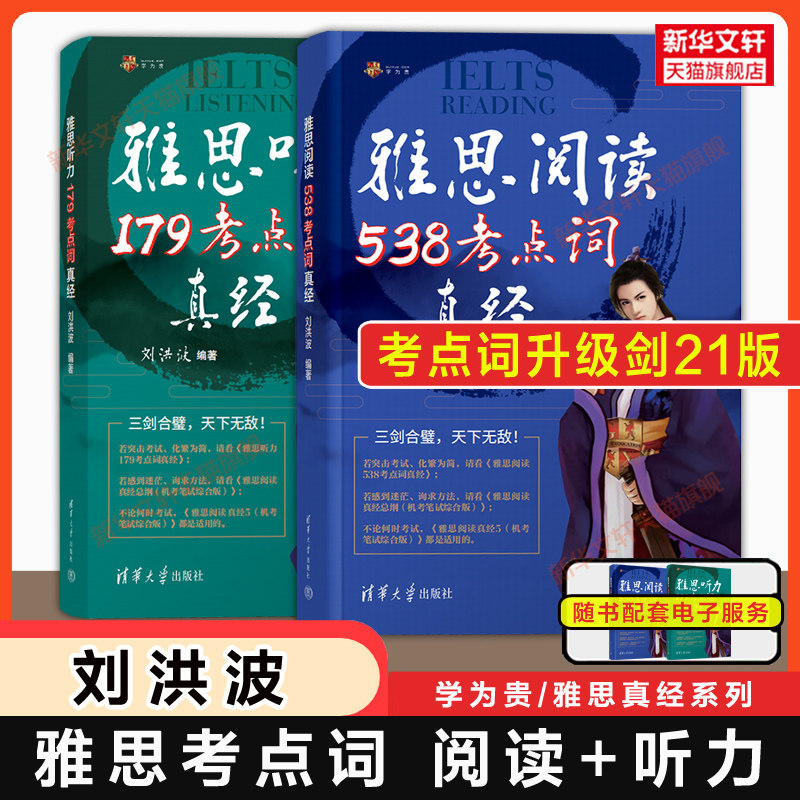 剑21版【刘洪波考点词】剑桥雅思考点词真经阅读538+听力179学为贵单词词汇书ielts考试的备考学习资料同义替换 可搭总纲5剑雅真题图片