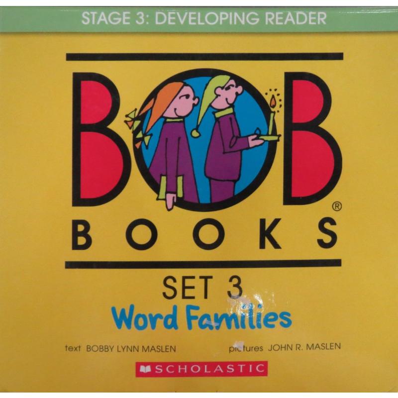 鲍勃书套装3：词族 Bob Books Set 3 英语版 新华正版 原版书进口英文书励志英文小说英语启蒙拓展推荐阅读故事小说