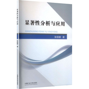 【新华文轩】显著性分析与应用 张丽娜 著 正版书籍 新华书店旗舰店文轩官网 中国矿业大学出版社