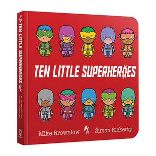 小超级英雄 新华文轩 Board Mike 书籍 Little 正版 Ten 新华书店旗舰店文轩官网 Superheroes Brownlow Book