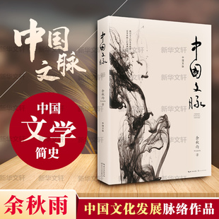 包邮 好看耐读 九年级阅读 中国文学简史 中国简明文化史小说书籍 文化苦旅后首度完整梳理中国文学发展脉络 中国文脉余秋雨正版